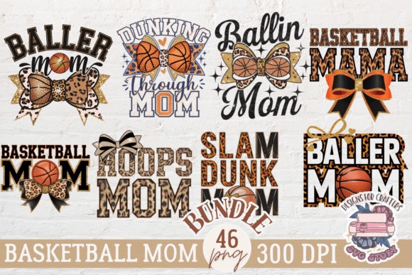 Basketball Mom Sublimation Bundle 46 PNG