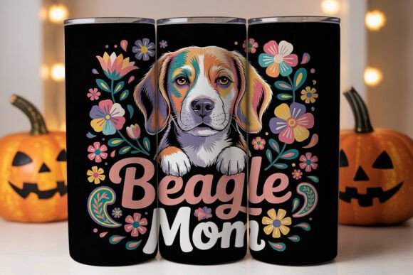 Beagle Mom 20oz Tumbler Wrap
