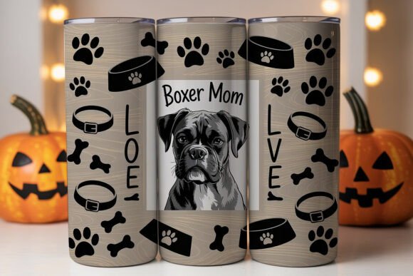 Boxer Mom 20oz Tumbler Wrap