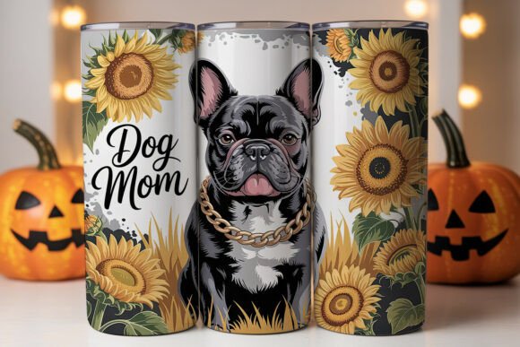 Dog Mom French Bulldog 20oz Tumbler Wrap
