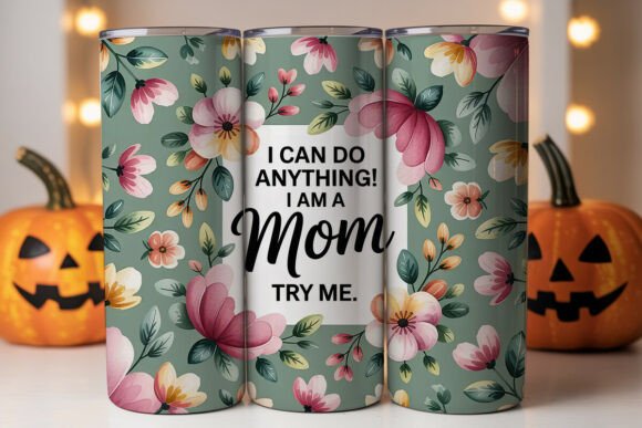 Floral Mom Tumbler Wrap 20oz
