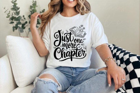 Just One More Chapter PNG SVG Design