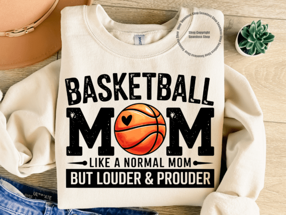 Retro Basketball Mom PNG: Game Day Life