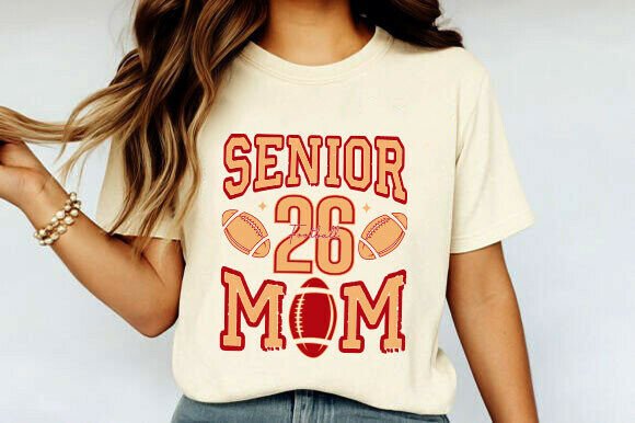 Senior 2026 PNG & Football Mom PNG: Embroidery Design Review