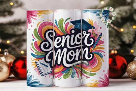 Senior Mom 20oz Tumbler Wrap: An Embroidery Designer’s Take