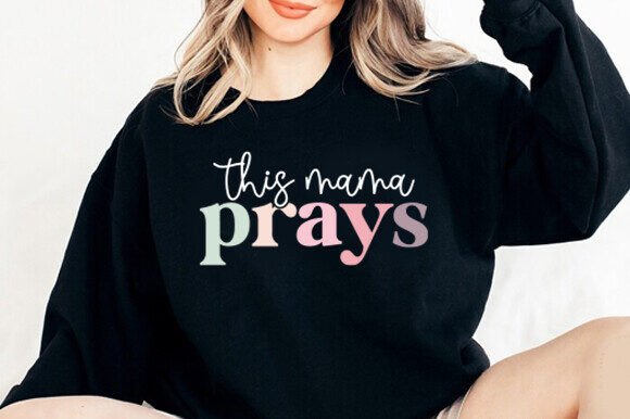 This Mama Prays Shirt, Praying Mom