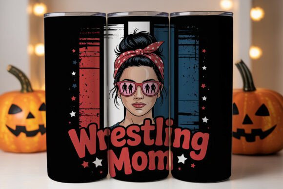 Wrestling Mom 20oz Tumbler Wrap Review